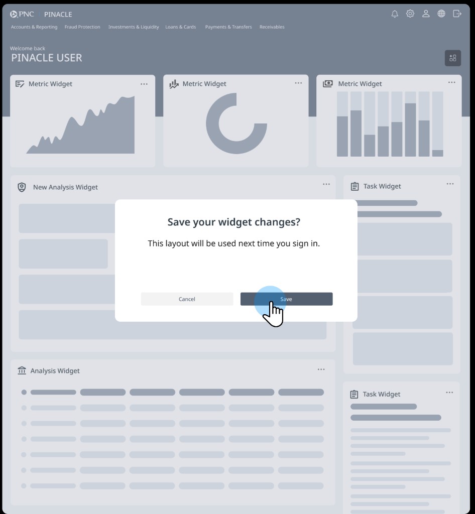 Step 4: Confirm layout changes